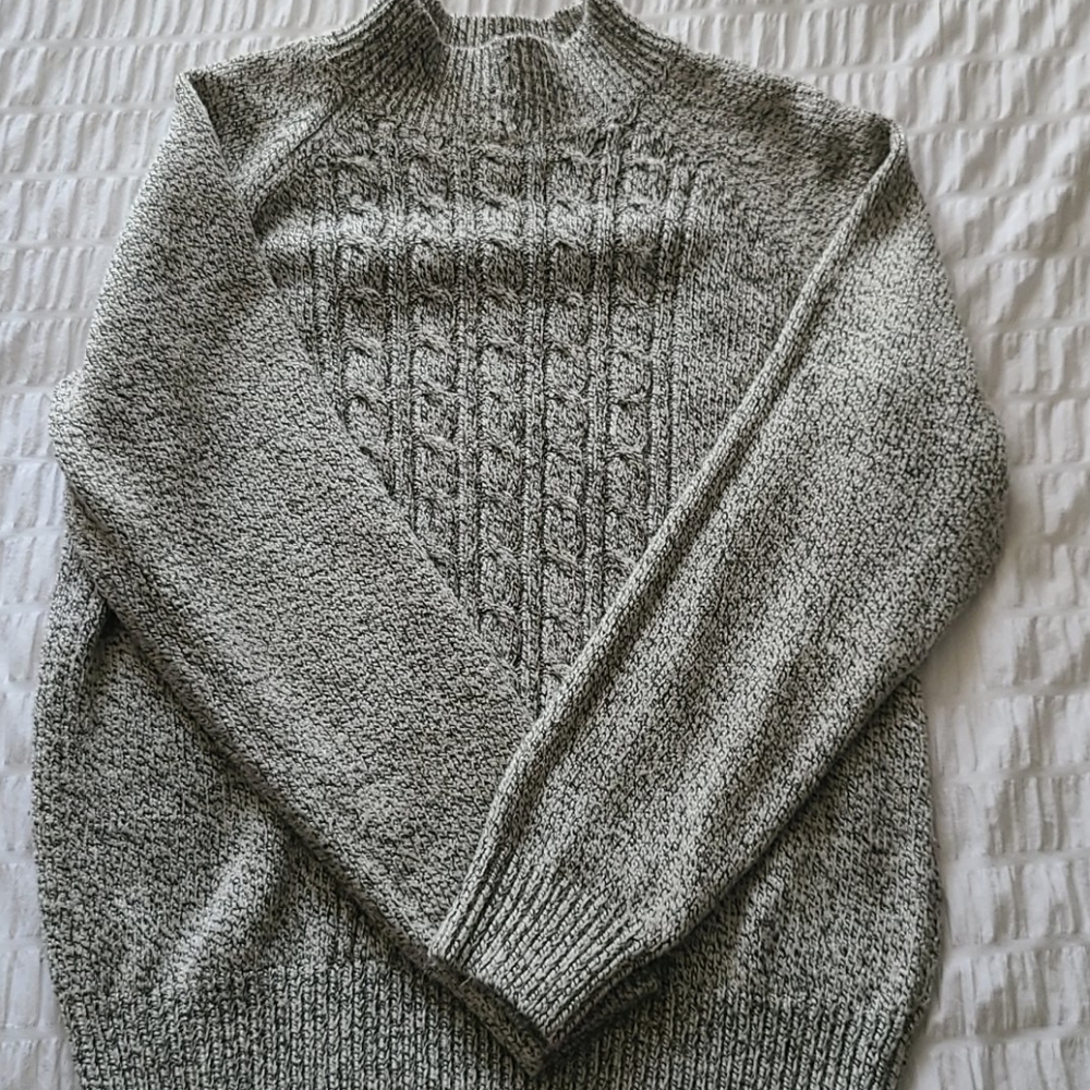 Cable knit sweater